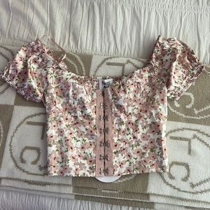 Floral Corset Top Princess Polly